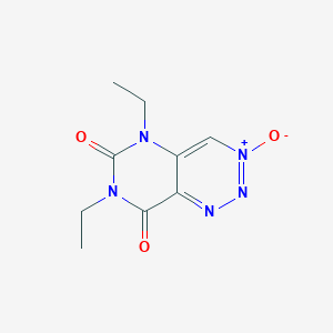 5,7-Diethyl-3-oxo-3lambda~5~-pyrimido[5,4-d][1,2,3]triazine-6,8(5H,7H)-dione