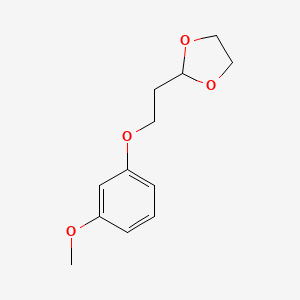 2-[2-(3-Methoxyphenoxy)ethyl]-1,3-dioxolane