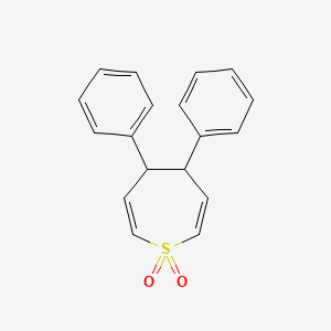 4,5-Diphenyl-4,5-dihydro-1H-1lambda~6~-thiepine-1,1-dione