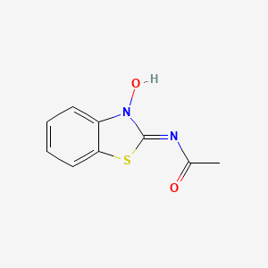 N-(3-Hydroxy-1,3-benzothiazol-2(3H)-ylidene)acetamide