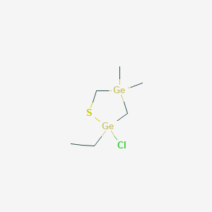 2-Chloro-2-ethyl-4,4-dimethyl-1,2,4-thiadigermolane