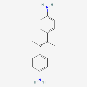 Benzenamine, 4,4'-(1,2-dimethyl-1,2-ethenediyl)bis-