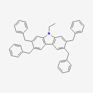 2,3,6,7-Tetrabenzyl-9-ethyl-9H-carbazole