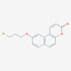 9-(3-Bromopropoxy)-3H-naphtho[2,1-b]pyran-3-one