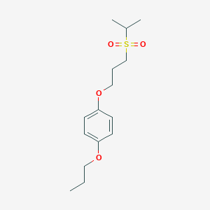 1-[3-(Propane-2-sulfonyl)propoxy]-4-propoxybenzene