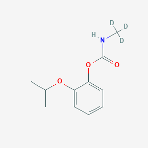 B1435957 Propoxur D3 (N-methyl D3) CAS No. 1219798-56-7