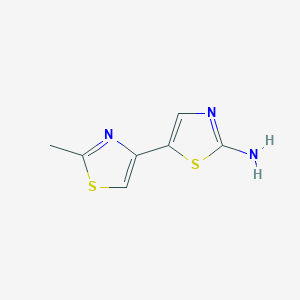 B1435959 5-(2-Methyl-1,3-thiazol-4-yl)-1,3-thiazol-2-amine CAS No. 1859534-24-9
