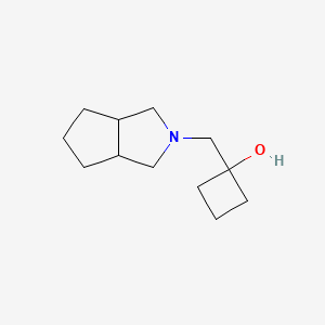 B1435966 1-((Hexahydrocyclopenta[c]pyrrol-2(1H)-yl)methyl)cyclobutan-1-ol CAS No. 2098500-78-6