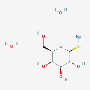 B1435968 Sodium (2S,3R,4S,5S,6R)-3,4,5-trihydroxy-6-(hydroxymethyl)tetrahydro-2H-pyran-2-thiolate dihydrate CAS No. 1622206-36-3