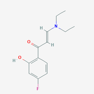 molecular formula C13H16FNO2 B1435990 (E)-3-(二乙氨基)-1-(4-氟-2-羟基苯基)丙-2-烯-1-酮 CAS No. 1159978-72-9