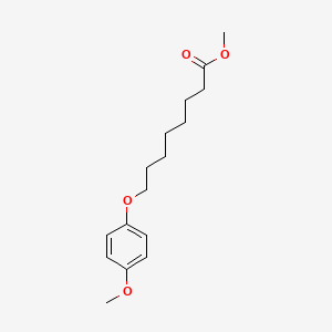 B1435994 Octanoic acid, 8-(4-methoxyphenoxy)-, methyl ester CAS No. 121692-13-5