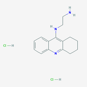 molecular formula C15H21Cl2N3 B1436013 N-(1,2,3,4-四氢吖啶-9-基)乙烷-1,2-二胺二盐酸盐 CAS No. 2109576-09-0