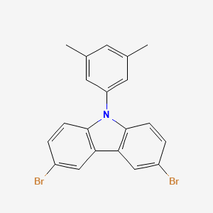 B1436024 3,6-Dibromo-9-(3,5-dimethylphenyl)-9H-carbazole CAS No. 1873364-08-9