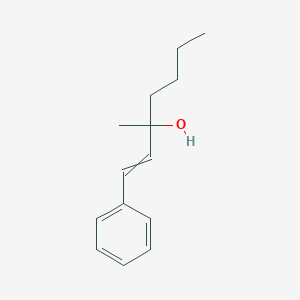 3-Methyl-1-phenylhept-1-en-3-ol