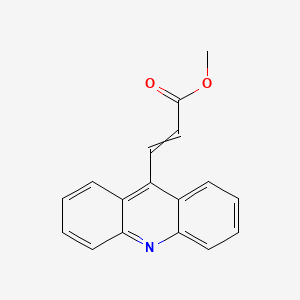 Methyl 3-(acridin-9-YL)prop-2-enoate