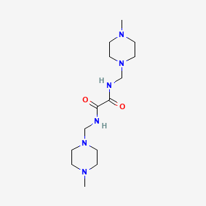 N~1~,N~2~-Bis[(4-methylpiperazin-1-yl)methyl]ethanediamide