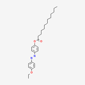 4-[(E)-(4-Ethoxyphenyl)diazenyl]phenyl tridecanoate