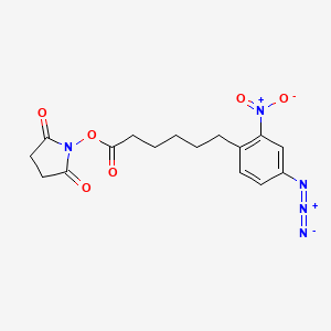 1-{[6-(4-Azido-2-nitrophenyl)hexanoyl]oxy}pyrrolidine-2,5-dione