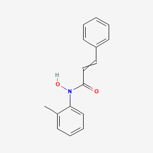 N-Hydroxy-N-(2-methylphenyl)-3-phenylprop-2-enamide