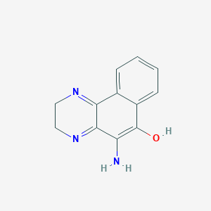 5-Amino-3,4-dihydrobenzo[f]quinoxalin-6(2H)-one