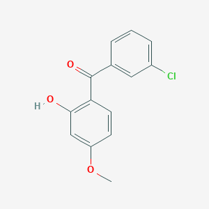 (3-Chlorophenyl)(2-hydroxy-4-methoxyphenyl)methanone