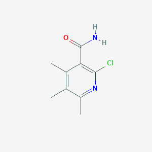 B1436039 2-Chloro-4,5,6-trimethylpyridine-3-carboxamide CAS No. 1823913-86-5