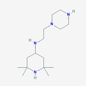 2,2,6,6-Tetramethyl-N-[2-(piperazin-1-yl)ethyl]piperidin-4-amine