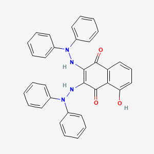 2,3-Bis(2,2-diphenylhydrazinyl)-5-hydroxynaphthalene-1,4-dione