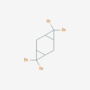 molecular formula C8H8Br4 B14360432 4,4,8,8-Tetrabromotricyclo[5.1.0.03,5]octane CAS No. 90528-07-7