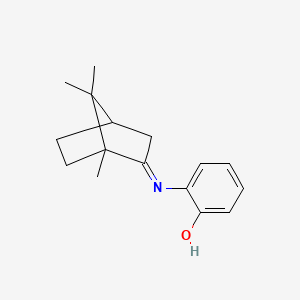 2-[(E)-(1,7,7-Trimethylbicyclo[2.2.1]heptan-2-ylidene)amino]phenol