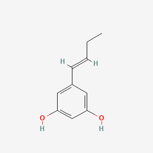 B1436045 (E)-5-(-But-1-en-1-yl)benzene-1,3-diol CAS No. 1227271-68-2