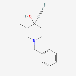 1-Benzyl-4-ethynyl-3-methylpiperidin-4-ol