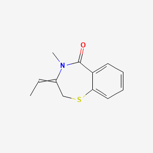 3-Ethylidene-4-methyl-3,4-dihydro-1,4-benzothiazepin-5(2H)-one