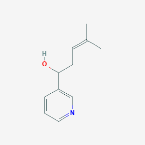 B1436054 4-Methyl-1-(pyridin-3-yl)pent-3-en-1-ol CAS No. 2060035-19-8