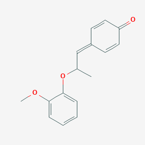 4-[2-(2-Methoxyphenoxy)propylidene]cyclohexa-2,5-dien-1-one