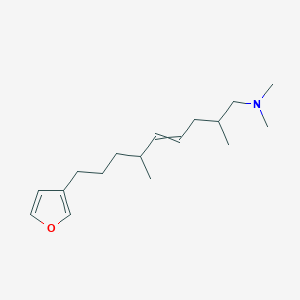 9-(Furan-3-yl)-N,N,2,6-tetramethylnon-4-en-1-amine