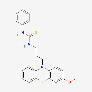 N-[3-(3-Methoxy-10H-phenothiazin-10-yl)propyl]-N'-phenylthiourea