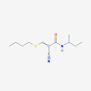 N-(Butan-2-yl)-3-(butylsulfanyl)-2-cyanoprop-2-enamide