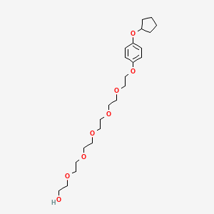 17-[4-(Cyclopentyloxy)phenoxy]-3,6,9,12,15-pentaoxaheptadecan-1-OL