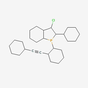 3-Chloro-2-cyclohexyl-1-[2-(cyclohexylethynyl)cyclohexyl]octahydro-1H-phosphindole