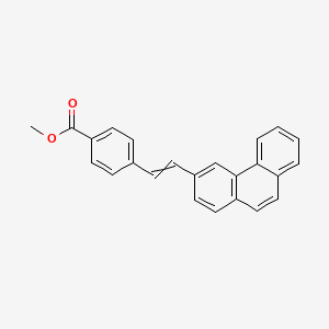 Methyl 4-[2-(phenanthren-3-YL)ethenyl]benzoate