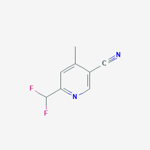 B1436066 6-(Difluoromethyl)-4-methylnicotinonitrile CAS No. 1806768-51-3