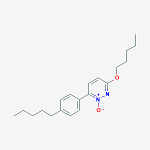 1-Oxo-3-(pentyloxy)-6-(4-pentylphenyl)-1lambda~5~-pyridazine