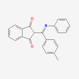 2-[(Z)-(4-Methylphenyl)(phenylimino)methyl]-1H-indene-1,3(2H)-dione