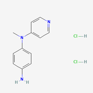 molecular formula C12H15Cl2N3 B1436074 N-甲基-N-吡啶-4-基-苯-1,4-二胺二盐酸盐 CAS No. 1965309-54-9