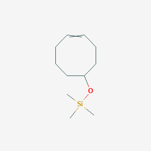 molecular formula C11H22OSi B14360751 [(Cyclooct-4-en-1-yl)oxy](trimethyl)silane CAS No. 92617-19-1