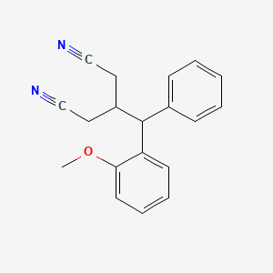 3-[(2-Methoxyphenyl)(phenyl)methyl]pentanedinitrile