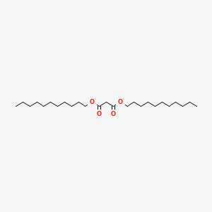 molecular formula C25H48O4 B14360781 Diundecyl propanedioate CAS No. 90256-23-8