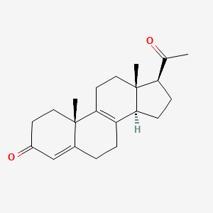 molecular formula C21H28O2 B1436083 孕-4,8-二烯-3,20-二酮 CAS No. 83603-61-6