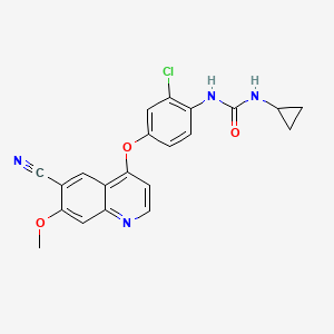 molecular formula C21H17ClN4O3 B1436085 仑伐替尼杂质 8 CAS No. 1882873-21-3